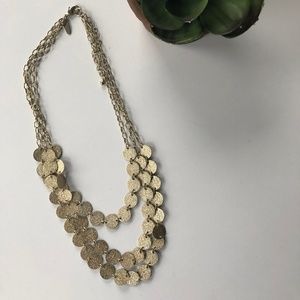 New York & Co Gold Layered Necklace